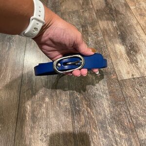 🌺Gottex Blue Belt with Silver Buckle